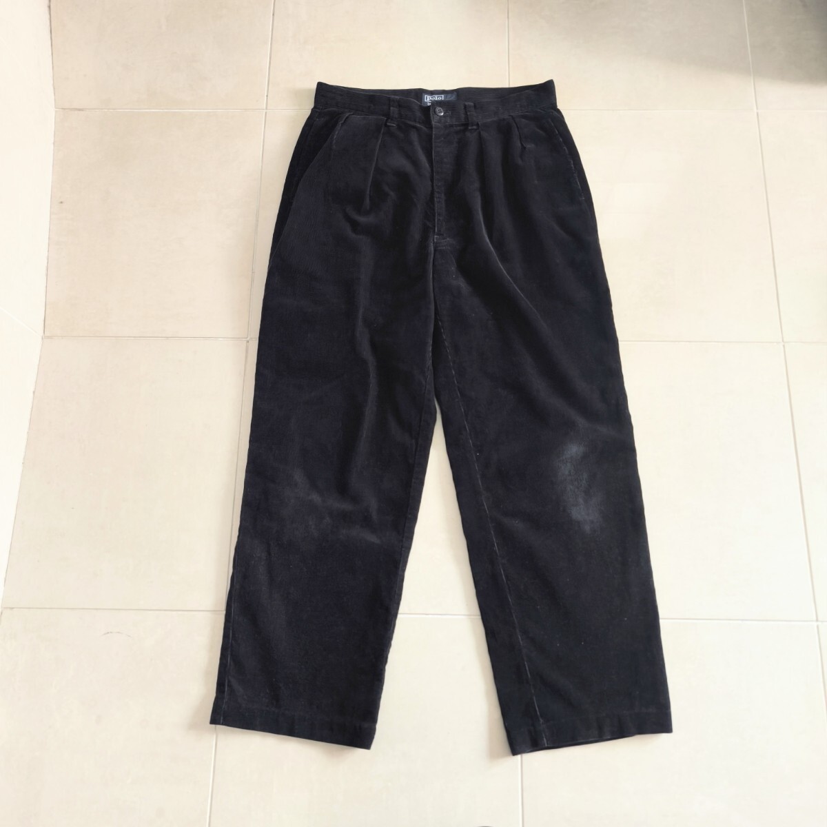 Ralph Lauren　ラルフローレン　コーデュロイパンツ　ブラック　W31_画像1