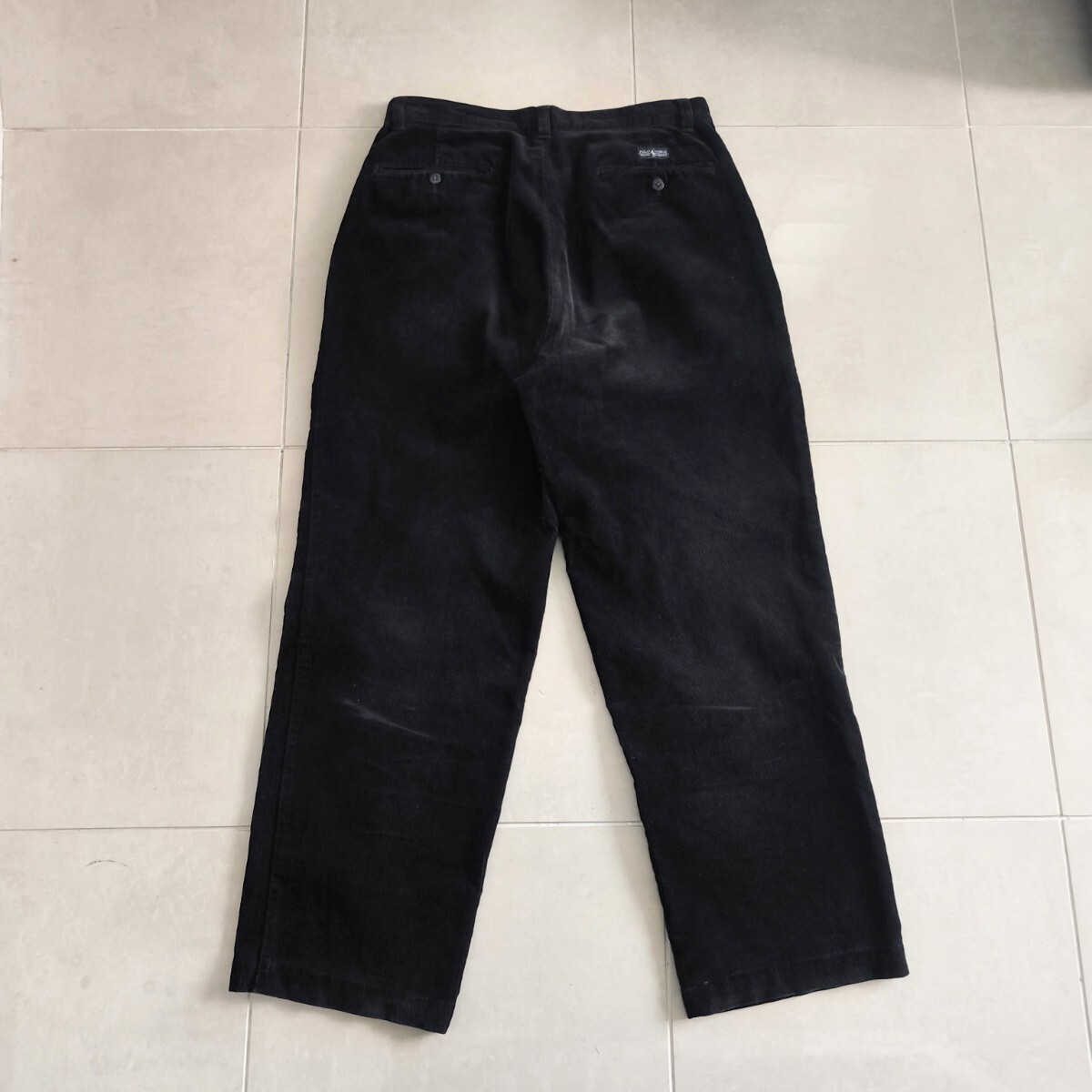 Ralph Lauren　ラルフローレン　コーデュロイパンツ　ブラック　W31_画像7