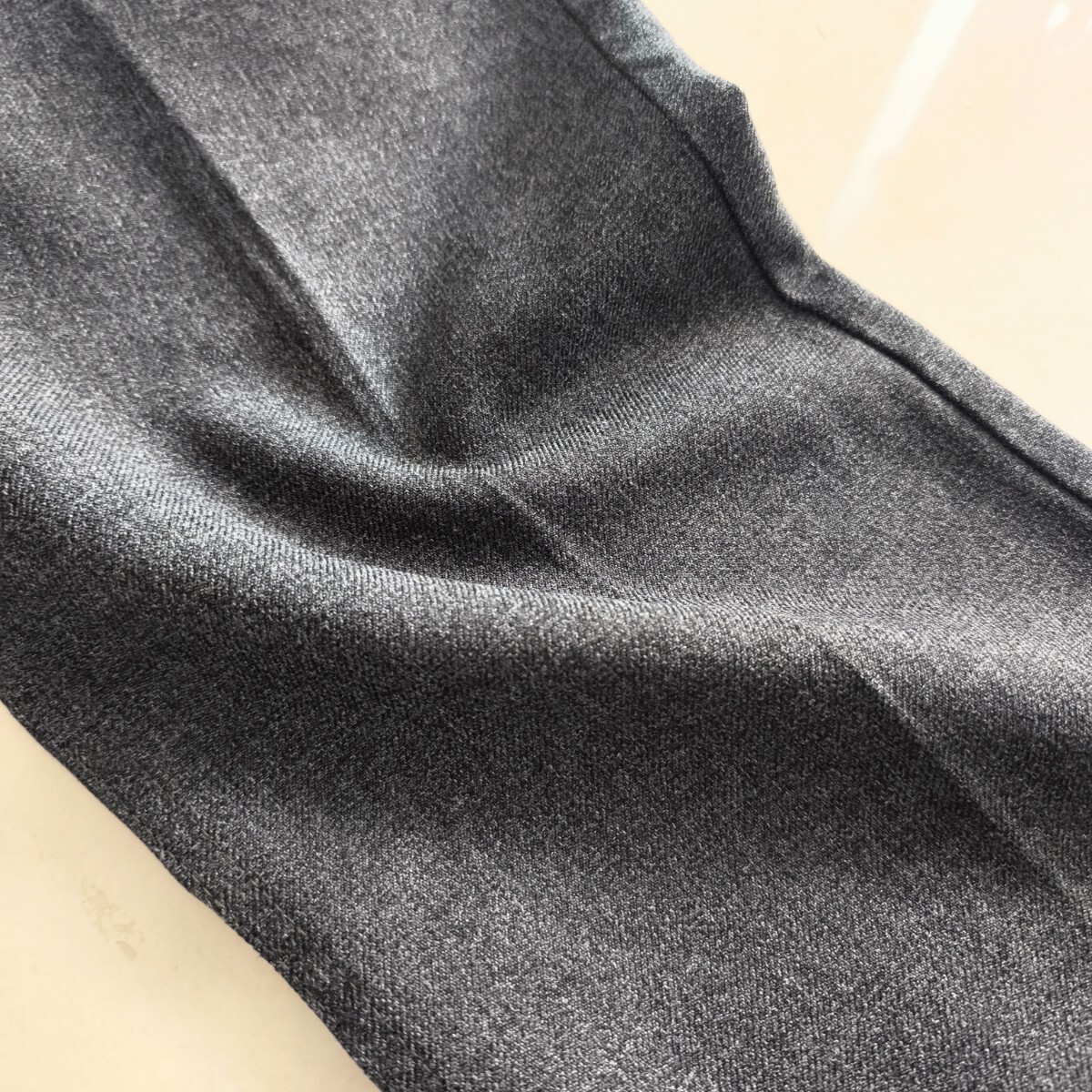 70s Levis　リーバイス　スタプレ　フレア　パンツ　スラックス　ブラックシャンブレー　SCOVILL　_画像6