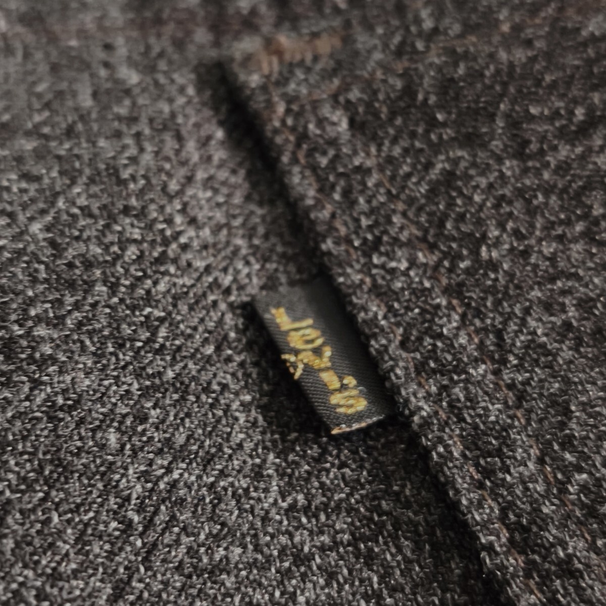 70s Levis　リーバイス　スタプレ　フレア　パンツ　スラックス　ブラックシャンブレー　SCOVILL　_画像8