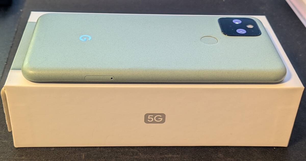 Google Pixel 5(5G) 128GB SIMフリー Sorta Sage (IMEI:355660113297347)_画像6