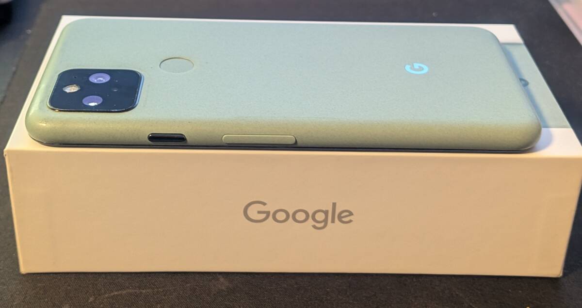 Google Pixel 5(5G) 128GB SIMフリー Sorta Sage (IMEI:355660113297347)_画像5