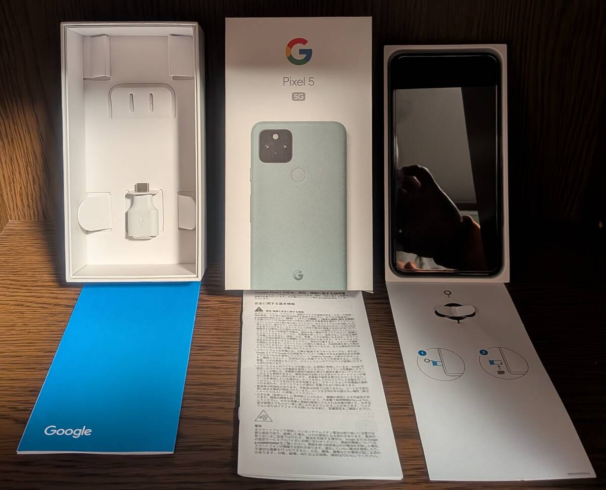 Google Pixel 5(5G) 128GB SIMフリー Sorta Sage (IMEI:355660113297347)_画像1