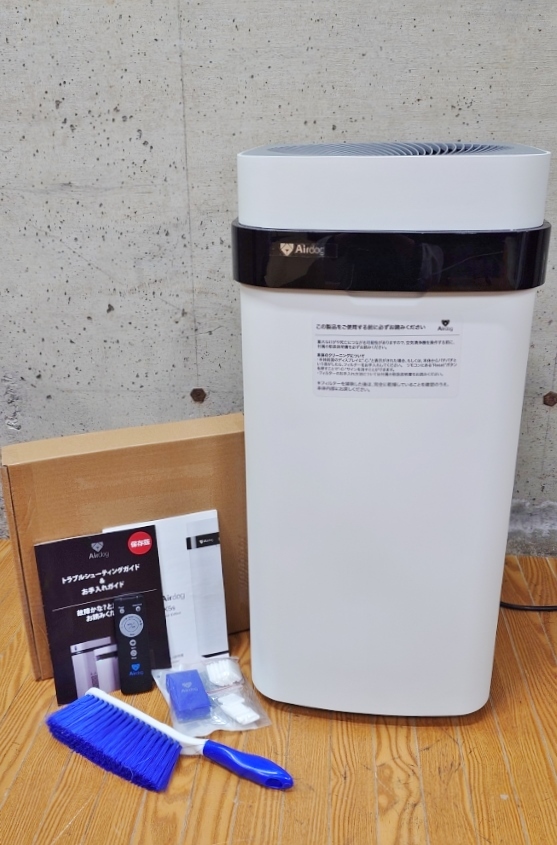 2020年製 エアドッグ Airdog トゥーコネクト KJ300F-X5 X5s ワイヤーフレーム未使用 空気清浄機 動作OK 高性能空気清浄機 取説 元箱付属_画像1