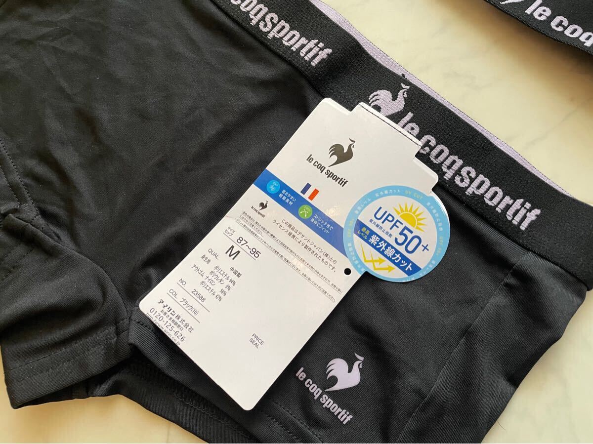  новый товар Le Coq спортивный бюстгальтер шорты комплект черный M