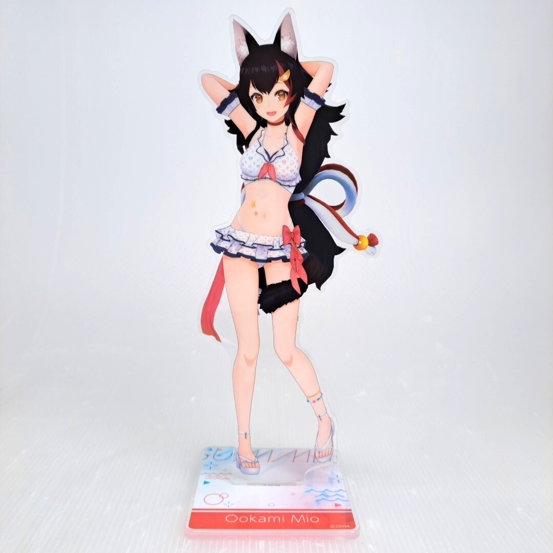 ジャンク　ホロライブ 3Dアクリルスタンド 水着 大神ミオ_画像2