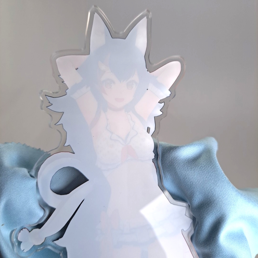 ジャンク　ホロライブ 3Dアクリルスタンド 水着 大神ミオ_画像7