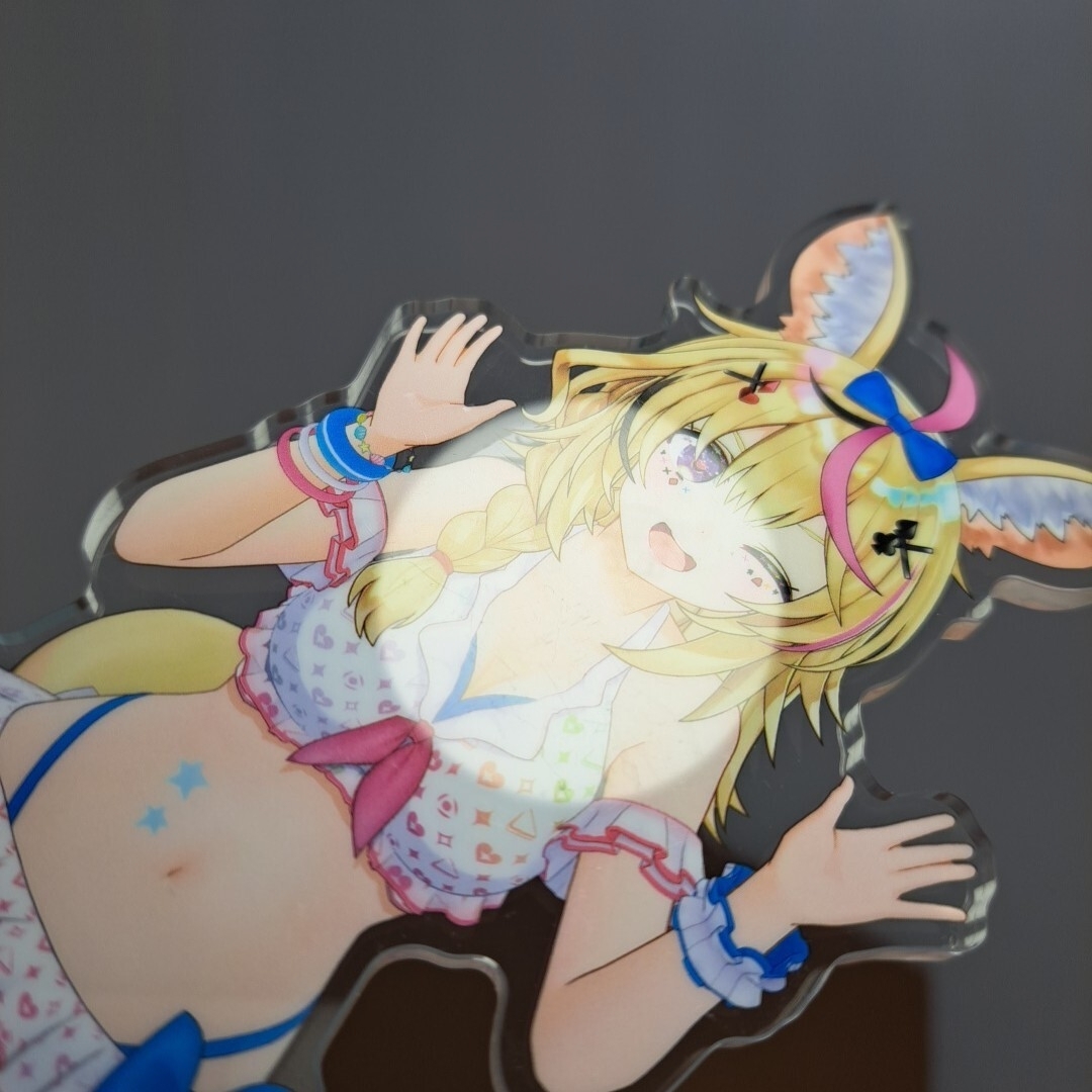 ジャンク ホロライブ 3Dアクリルスタンド 水着 尾丸ポルカ_画像6