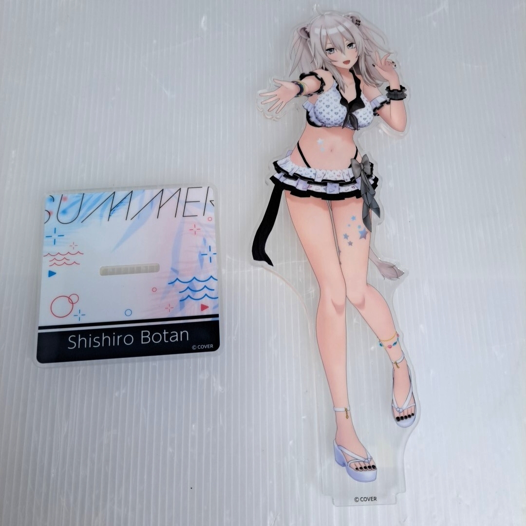ジャンク　ホロライブ 3Dアクリルスタンド 水着　獅白ぼたん_画像1