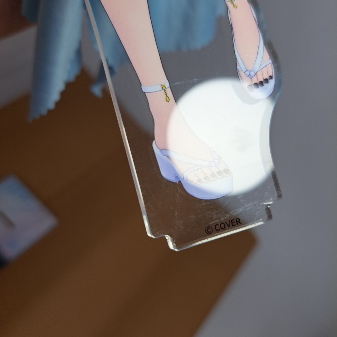 ジャンク　ホロライブ 3Dアクリルスタンド 水着　獅白ぼたん_画像7