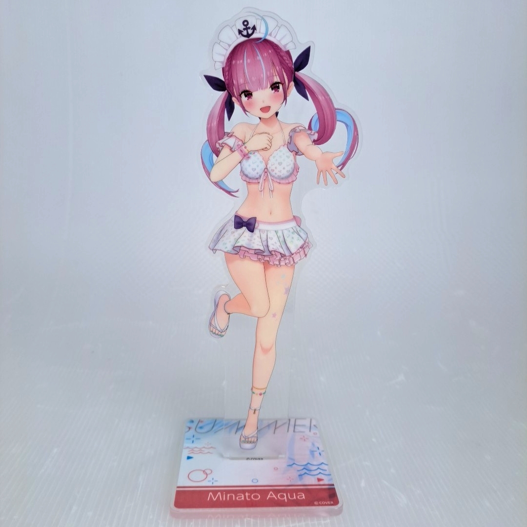 ジャンク　ホロライブ 3Dアクリルスタンド 水着 湊あくあ_画像2