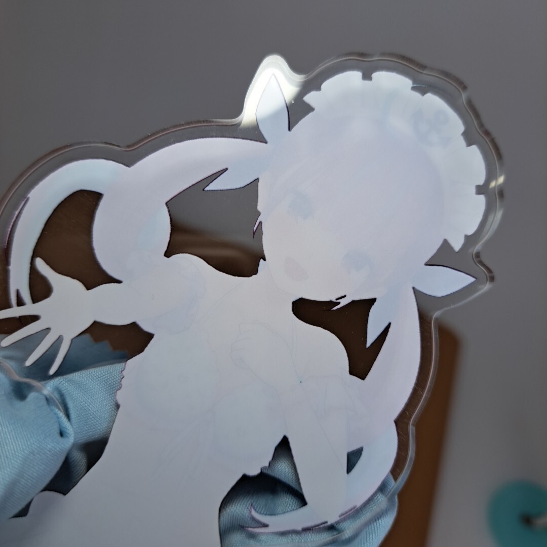 ジャンク　ホロライブ 3Dアクリルスタンド 水着 湊あくあ_画像8