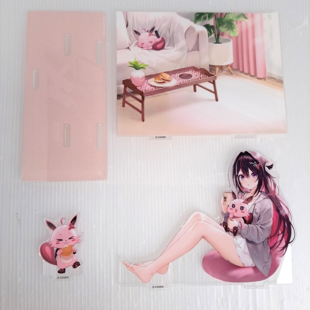 中古 ホロライブ ジオラマ アクリルスタンド AZUKi 誕生日記念2024_画像1