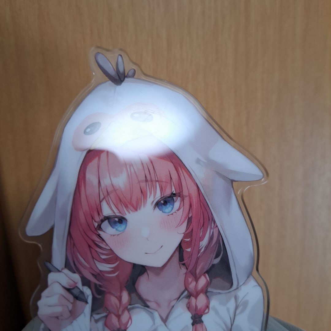 ジャンク ホロライブ 鷹嶺ルイ 活動2周年記念　複製サイン入り アクリルスタンド_画像5