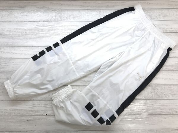 プーマ PUMA ストリート スポーツ トレーニング プラクティス サイドライン イージートラックパンツ ボトムス 裏メッシュ レディース L 白_画像1