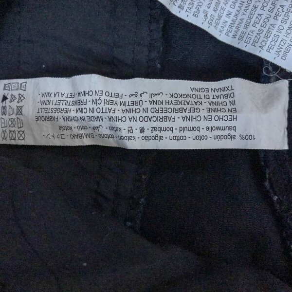 ZARA ザラ レディース コーディロイ カットオフ ビッグシルエット ジャケット 小さいサイズ XS 黒_画像4