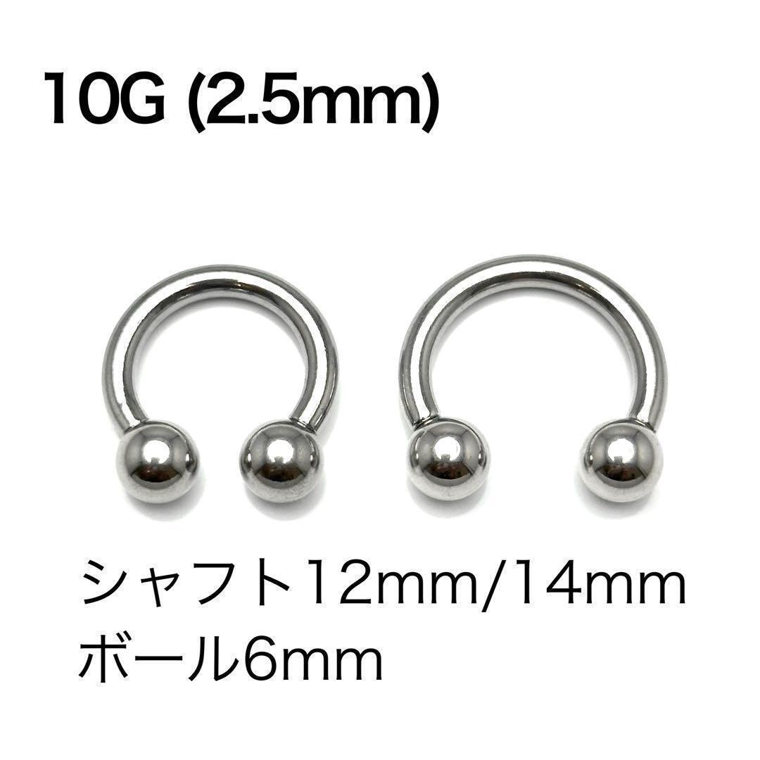 8G　サーキュラーバーベル　拡張　インターナル　ロブ　ステンレス　ボディピアス_画像4