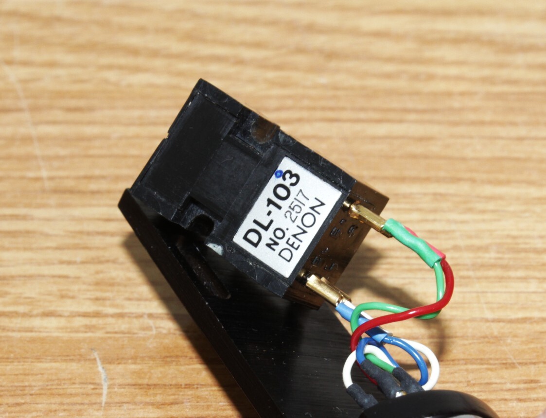 ?DENON DL-103初期型 カンチレバー修復動作品【195】?