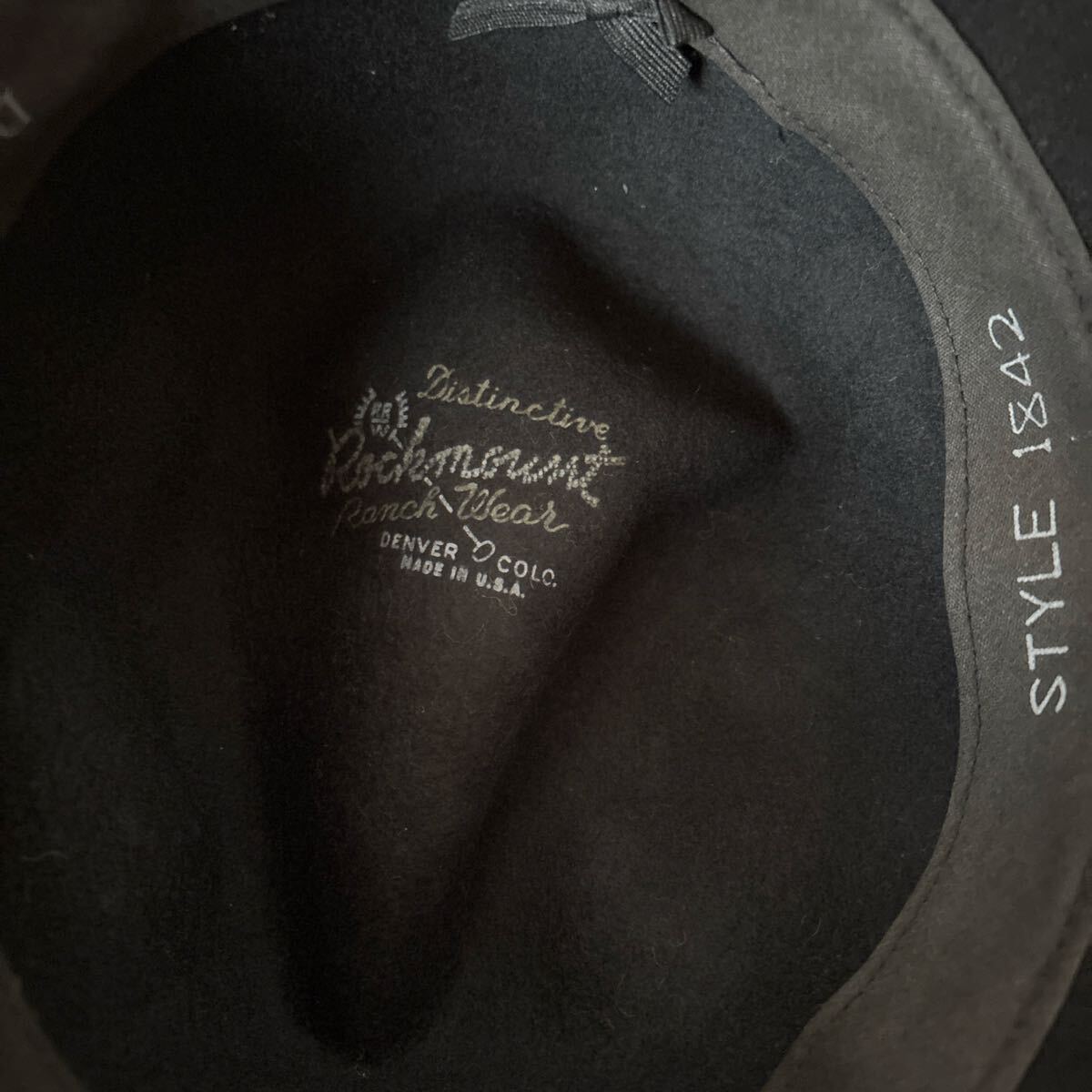 ロックマウント FEDORA ウェスタン ハット 帽子 ヴィンテージ_画像5