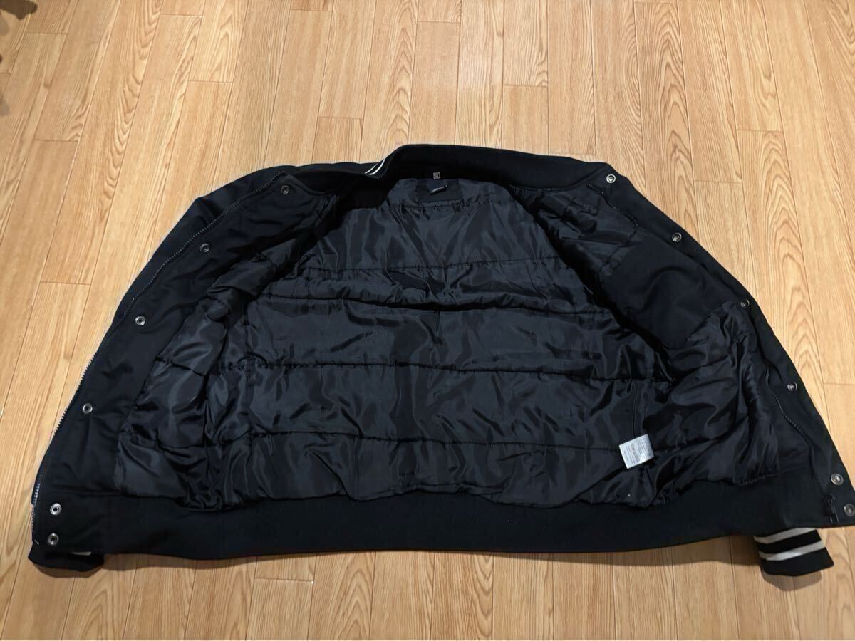 【DC SHOES】スタジャン スタジアムジャンパー ブラック L/G Lサイズ_画像3