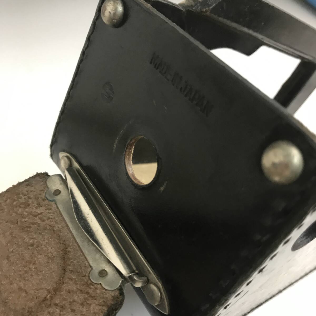 UNY44/28 minolta ミノルタ AUTOCORD オートコード 二眼レフカメラ用 純正革ケース ブラック レザー カバー 黒 カメラアクセサリー_画像10