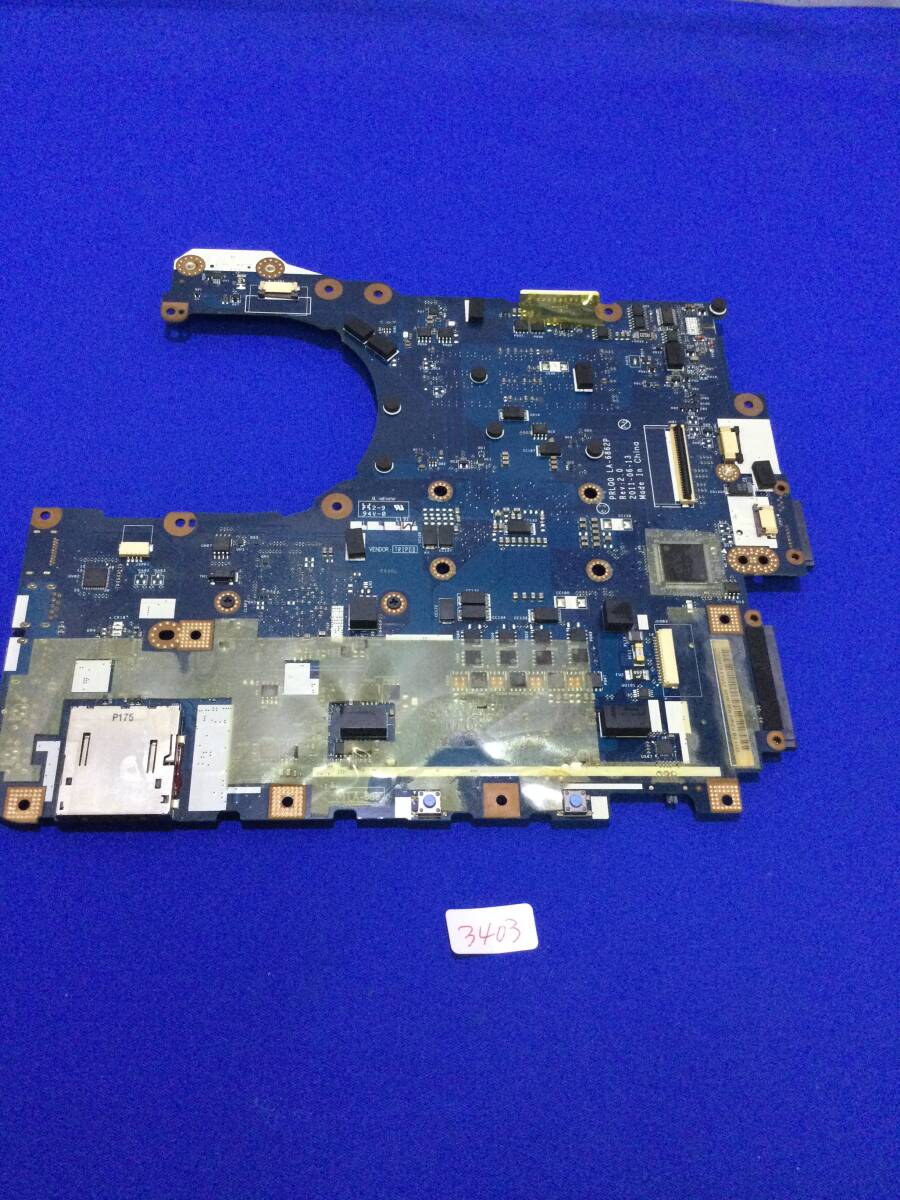 簡易確認★NEC LL750/E PC-LL750ES6B 交換修理用マザーボード　No.3403_画像2