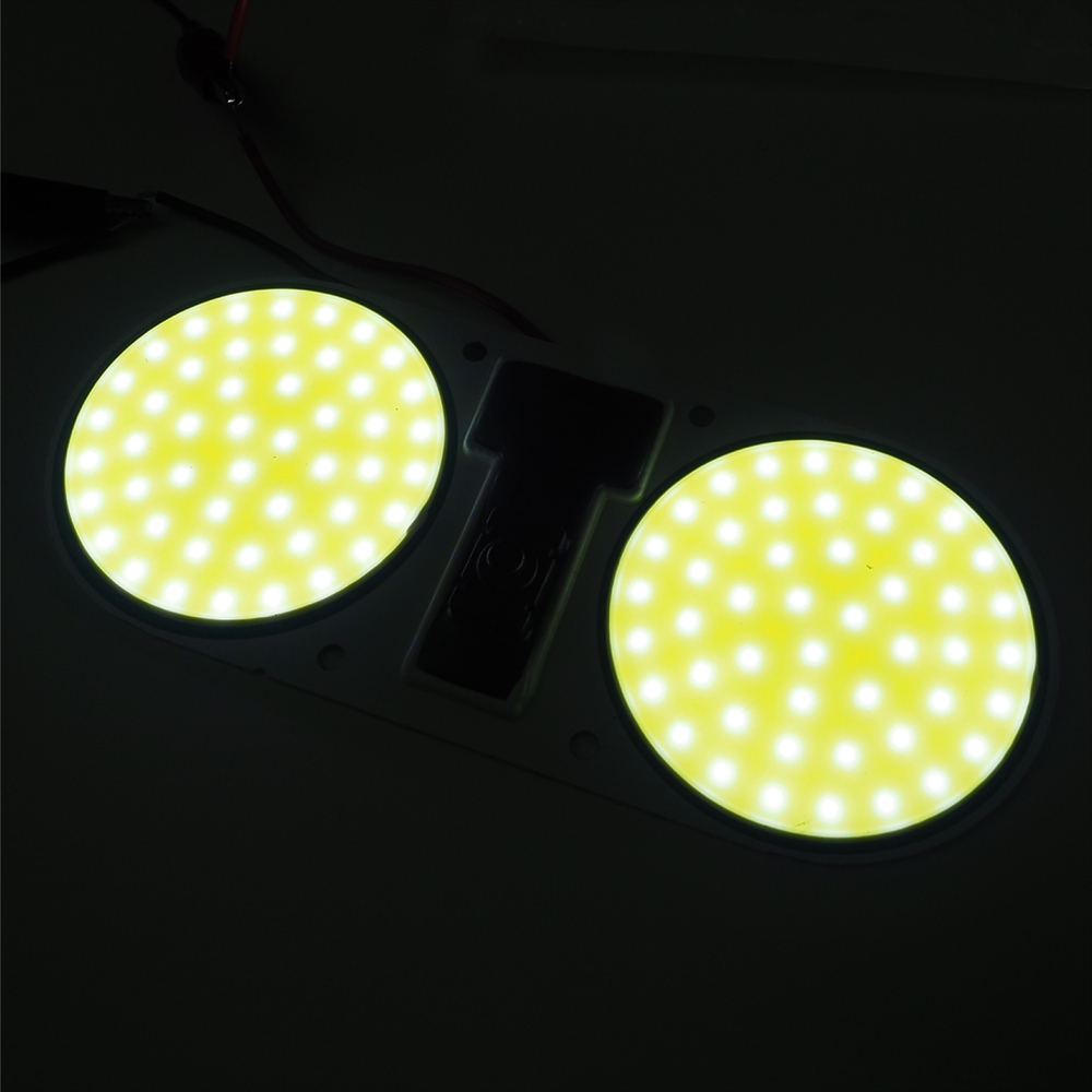 増設用 COB LED ルームランプ ホワイト 96連 ON/OFFスイッチ付き 薄型 面発光 汎用 12V 24V 室内灯 車内 ライト_画像5