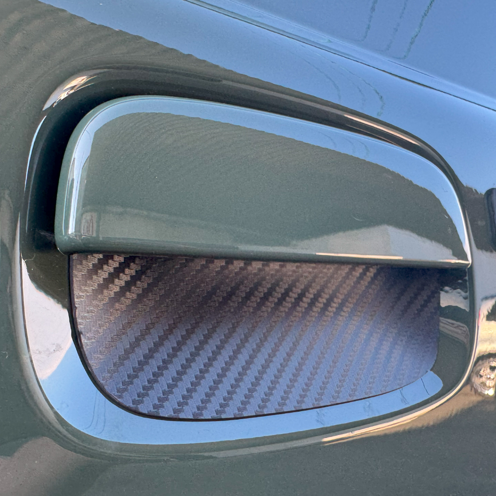 ジムニーノマド JC74W ドアハンドルプロテクター マグネット カーボン調ブラック 傷防止 パーツ_画像8