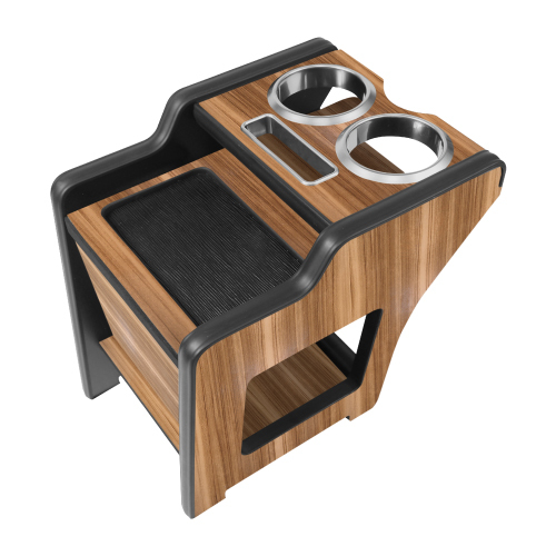 ハイゼットカーゴ 黄木目 センターテーブル アトレー コンソールボックス パーツ S700V S710V カスタム_画像2