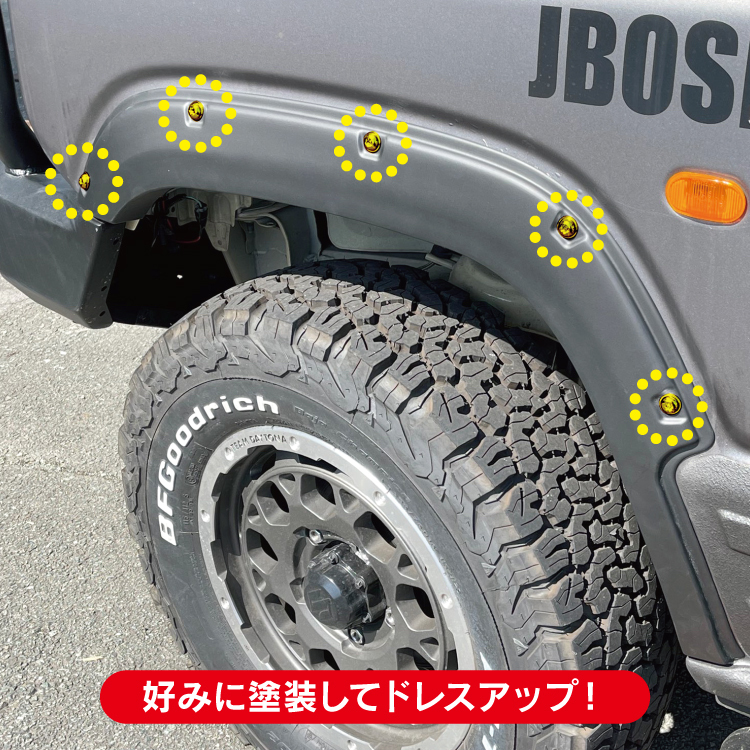 汎用 ダミーボルト 17mm シルバー 10個 クロームメッキ トルクス フェンダーガーニッシュ トルクスタイプ ネジ パーツ_画像7