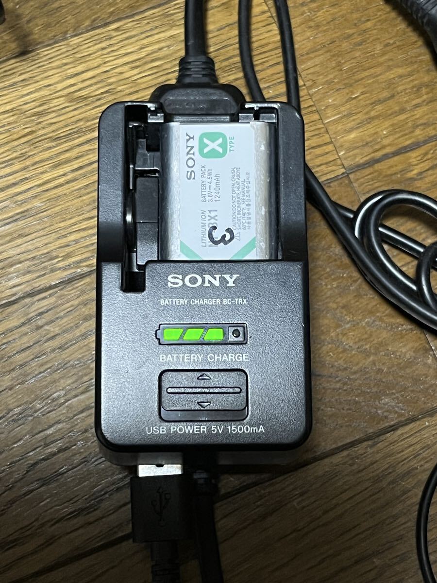 ソニーバッテリーNP-BX1 二個セットケース付き NP-BX1 満充電後計測4 匿名配送 SONY_画像4