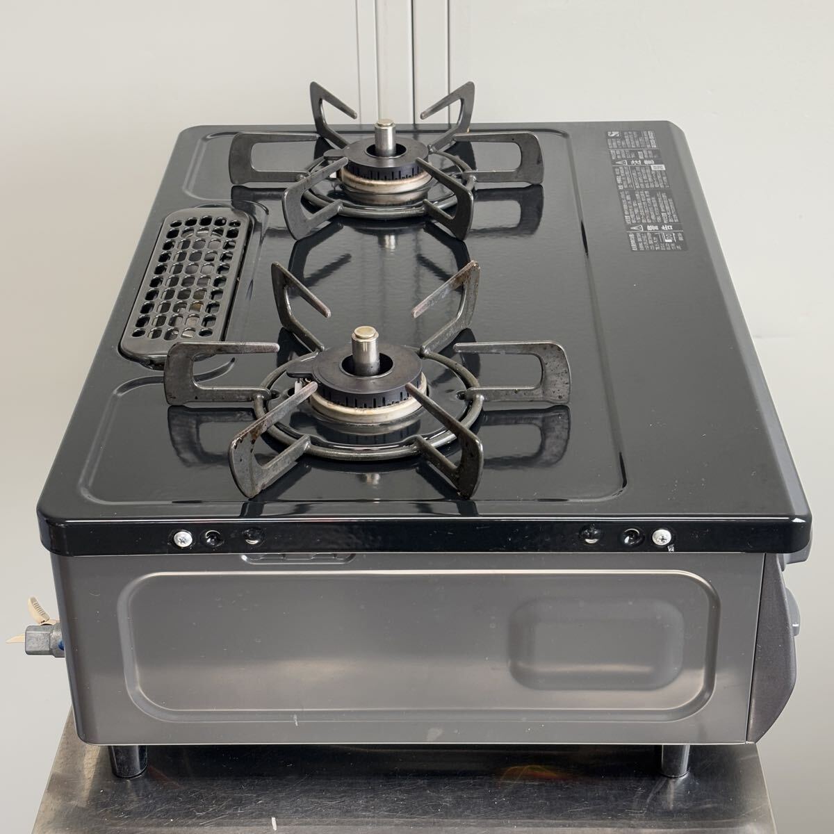 ♪ Rinnai KG35NBKR 2024年製 都市ガス用 ガスコンロ リンナイ ガステーブル 直接引き取り大歓迎 家財便Aランク 横幅56cm 現状品_画像2