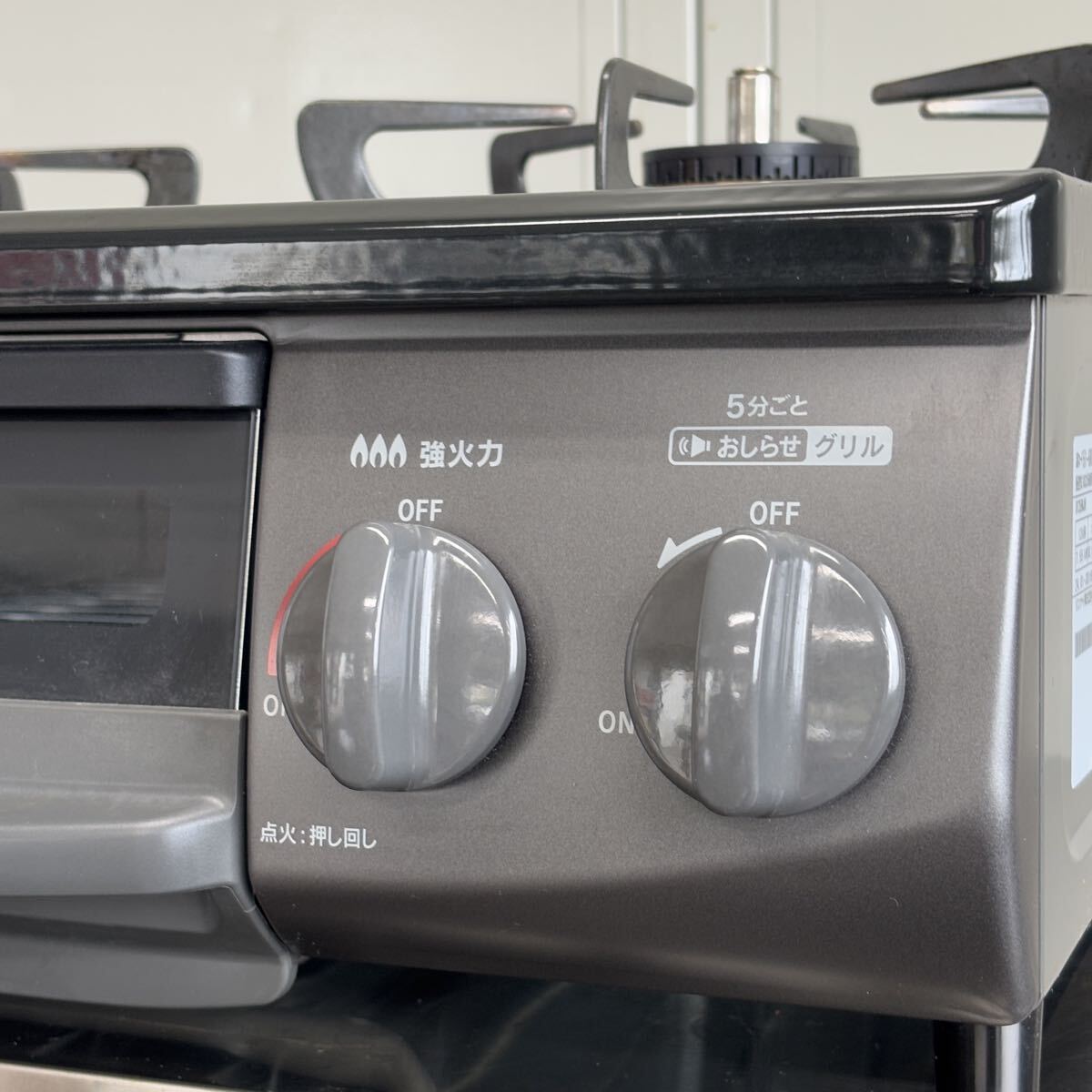 ♪ Rinnai KG35NBKR 2024年製 都市ガス用 ガスコンロ リンナイ ガステーブル 直接引き取り大歓迎 家財便Aランク 横幅56cm 現状品_画像9