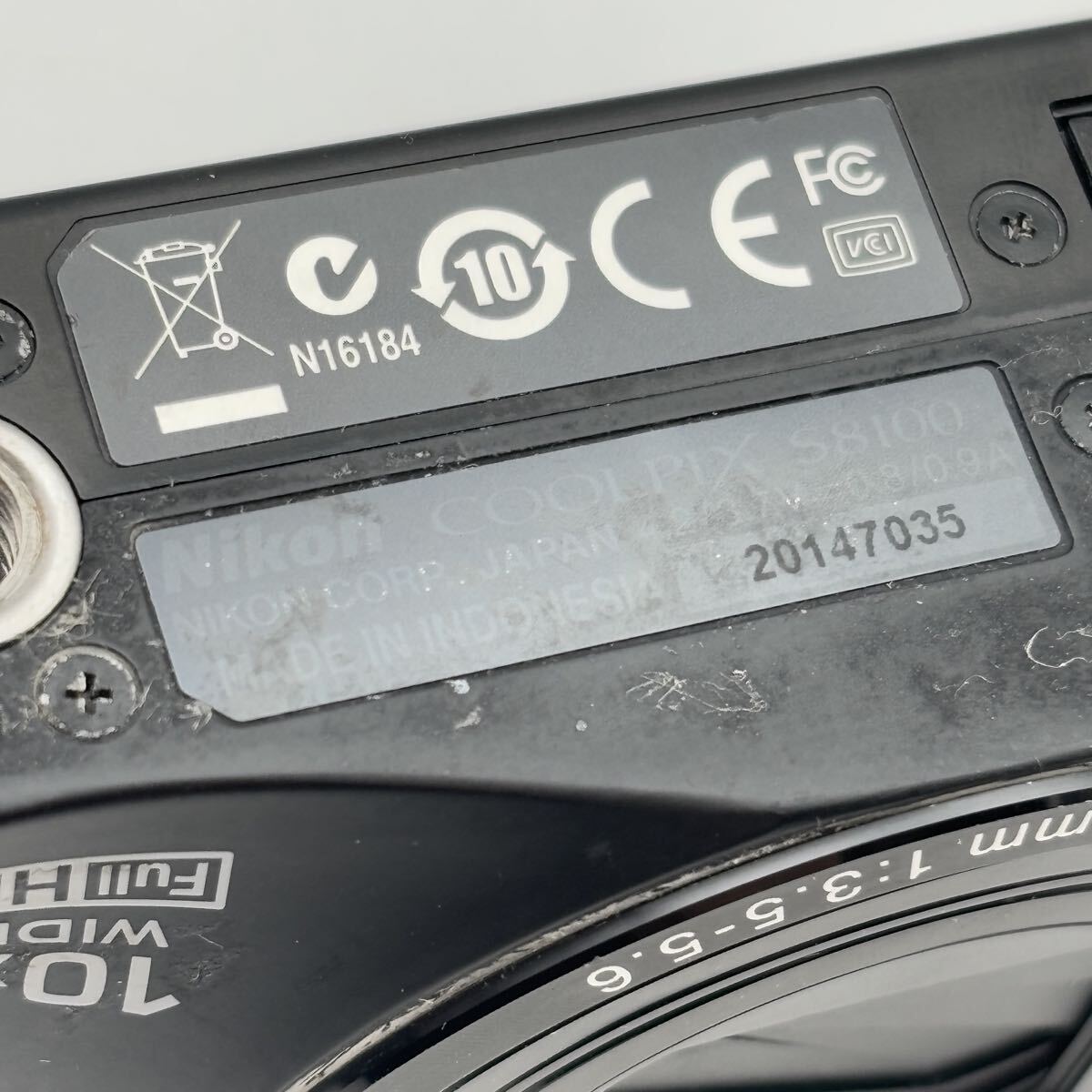 * Nikon COOLPIX S8100 本体のみ 通電動作未確認 付属品無 宅急便コンパクト発送 同梱対応可能 ニコン クールピクス コンパクトデジカメ_画像8