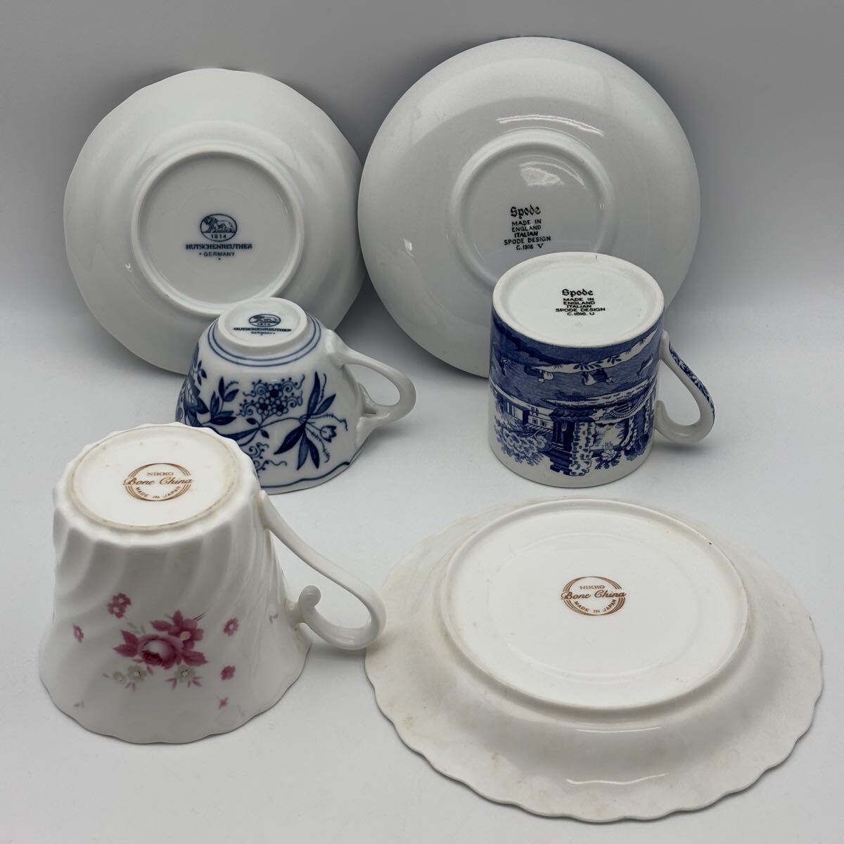 ♪ 洋食器 カップ&ソーサー まとめ売り 7客セット Noritake ノリタケ 直接引取大歓迎MOMOYAMA JAPAN ティーカップ コーヒーカップ_画像10