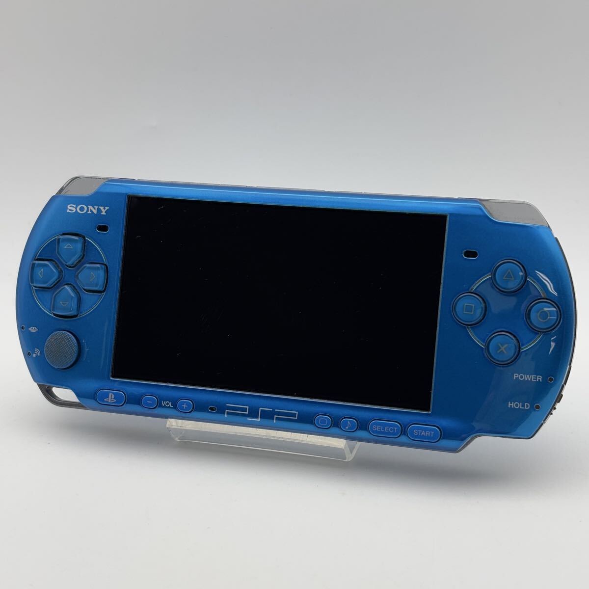 ◇ SONY PSP-3000 本体 宅急便コンパクト発送　同梱対応可能 PlayStation Portable プレイステーションポータブル ブルー 状態写真参照_画像2