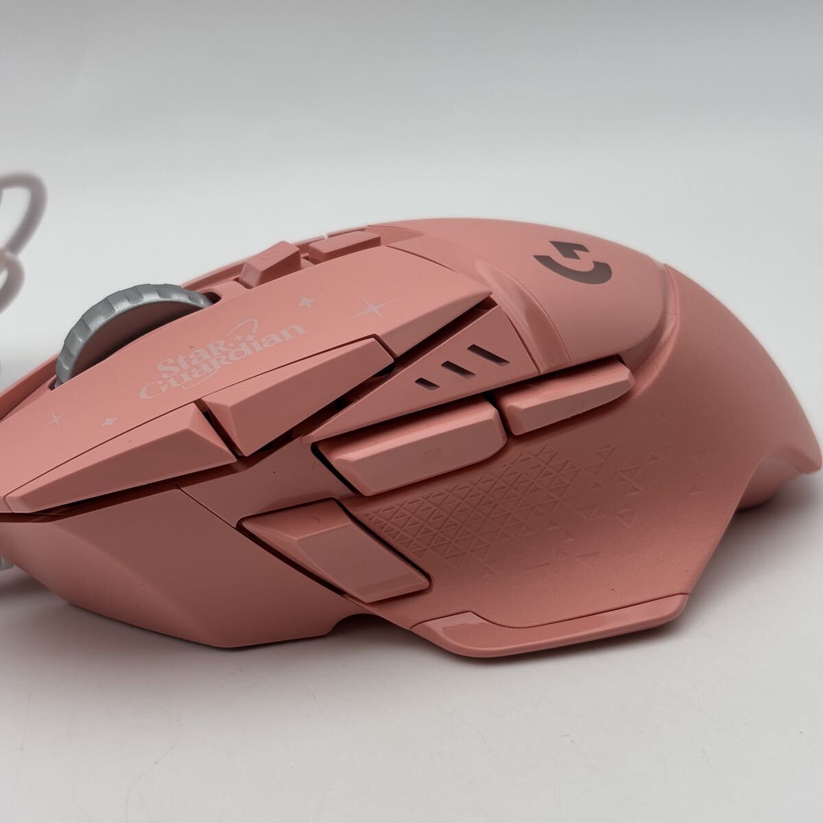 ♪Logicool G502 HERO Star Guardian Edition ピンク 通電動作未確認 有線ゲーミングマウス コラボモデル ロジクール スターガーディアン_画像5