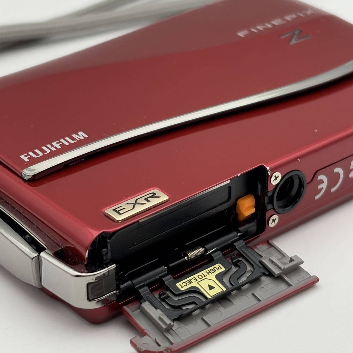 ＊ FUJIFILM FinePix Z800EXR レッド 本体 通電確認済 充電器付 宅急便コンパクト発送 同梱対応可能 富士フィルム ファインピクス デジカメ_画像7