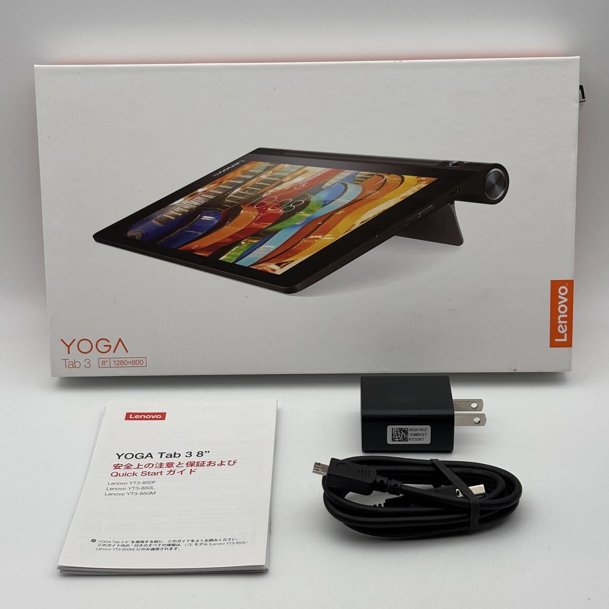 ♪Lenovo YOGA Tab 3 初期化済 8型 LTEモデル YT3-850L ブラック Android5.1 箱説付 状態写真参照 同梱対応可能 タブレット レノボ_画像10