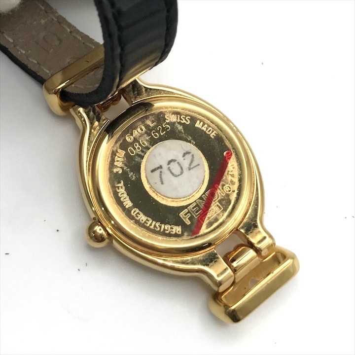 未使用保管品 FENDI フェンディ カメレオン チェンジベルト 9色 腕時計 ゴールド ウォッチ レディース ファッション 稼働品 r216_画像8