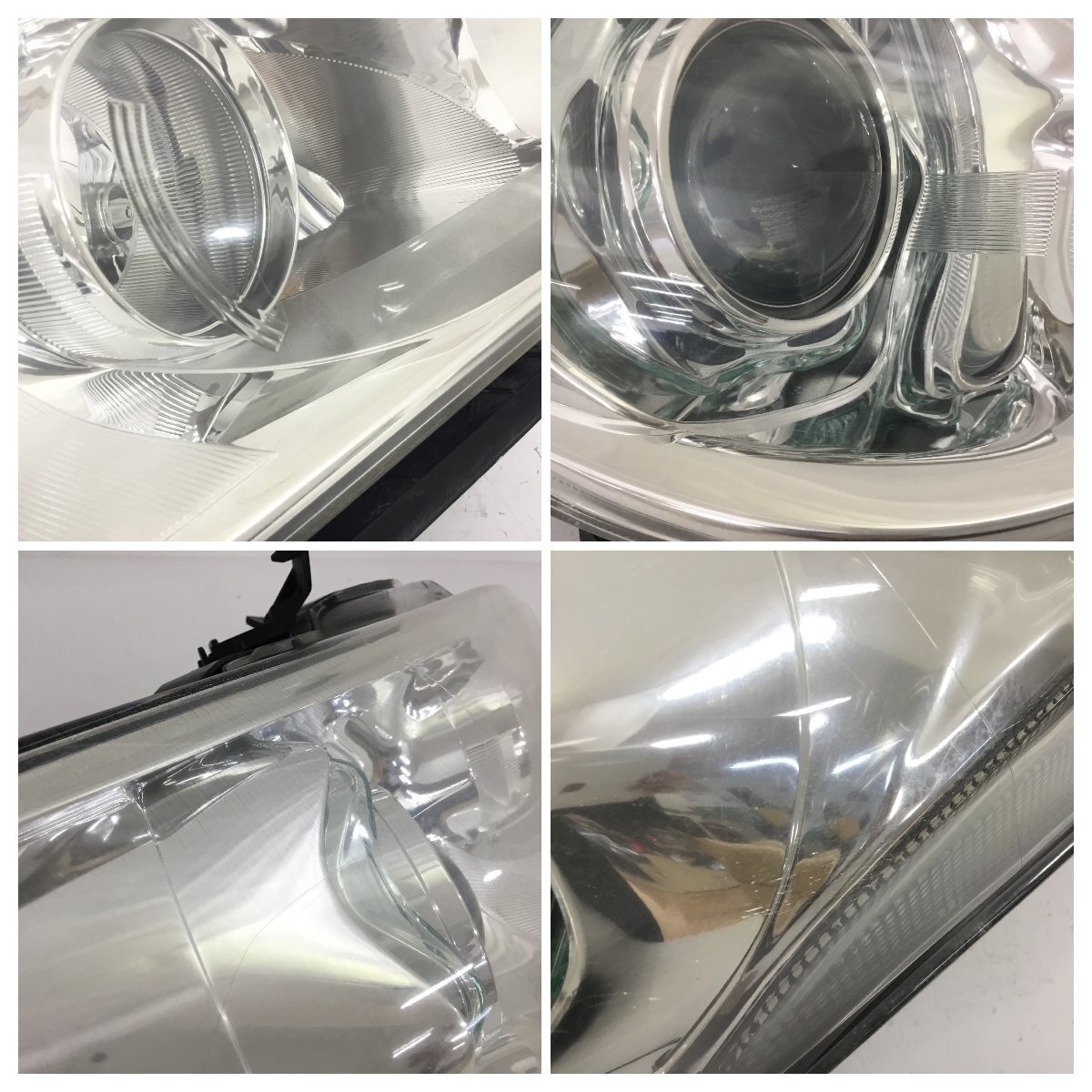 売り切り！ 日産 Y51 フーガ 前期 純正 HID ヘッドライト 左右セット AFS有 KOITO 100-23035 　　　　　　　2502517 2G9-3 花_画像6