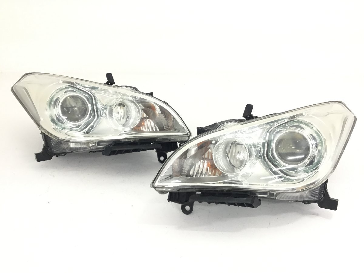 売り切り！ 日産 Y51 フーガ 前期 純正 HID ヘッドライト 左右セット AFS有 KOITO 100-23035 　　　　　　　2502517 2G9-3 花_画像1