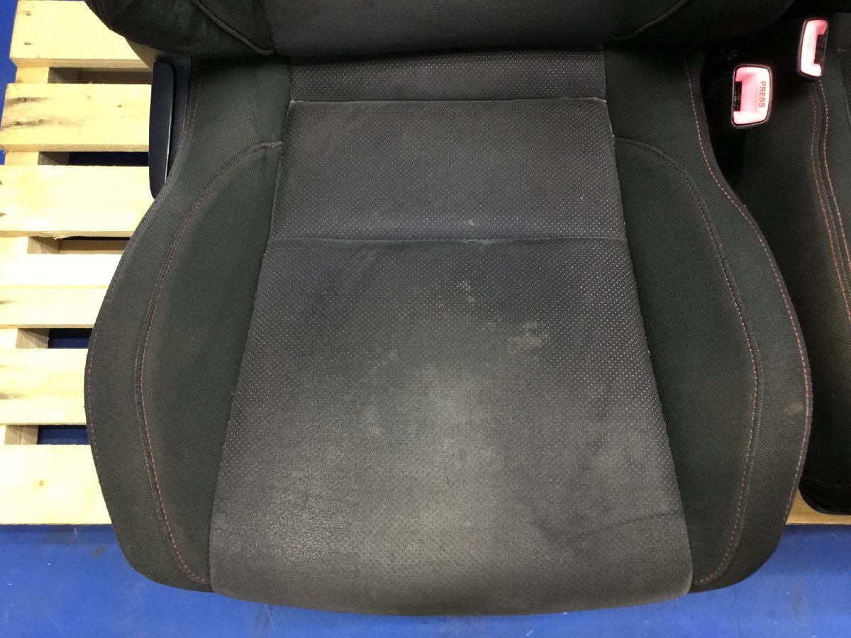 ZVW30 プリウス G`s 後期 クロ 運転席 助手席 フロント シート 左右セット トリムNo: FC20 手動 ヒーター無し 　　　2502536　2E8-3　加_画像3