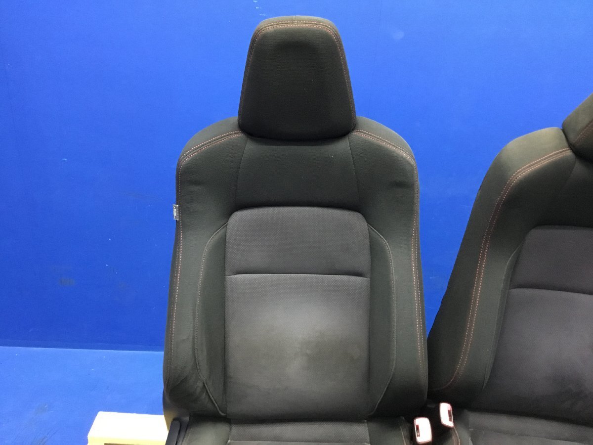 ZVW30 プリウス G`s 後期 クロ 運転席 助手席 フロント シート 左右セット トリムNo: FC20 手動 ヒーター無し 　　　2502536　2E8-3　加_画像2