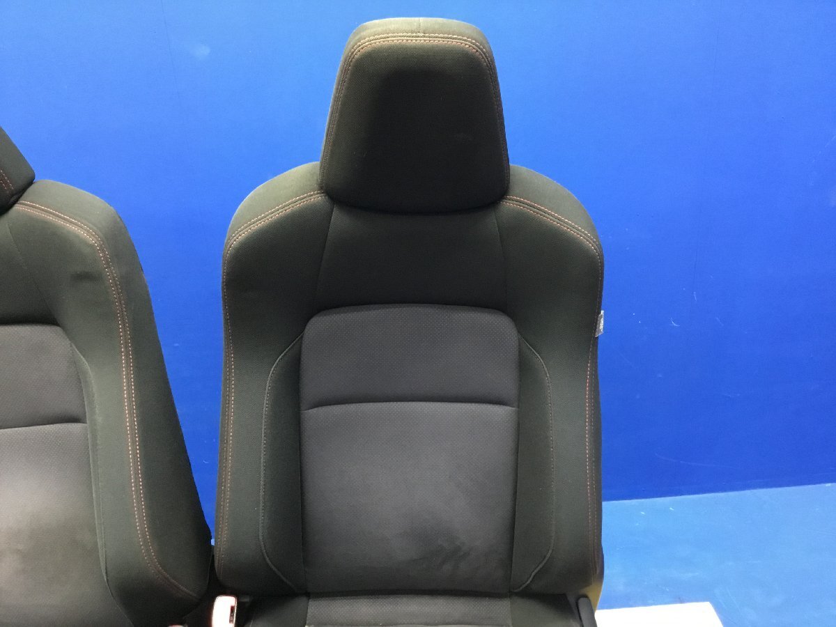 ZVW30 プリウス G`s 後期 クロ 運転席 助手席 フロント シート 左右セット トリムNo: FC20 手動 ヒーター無し 　　　2502536　2E8-3　加_画像5