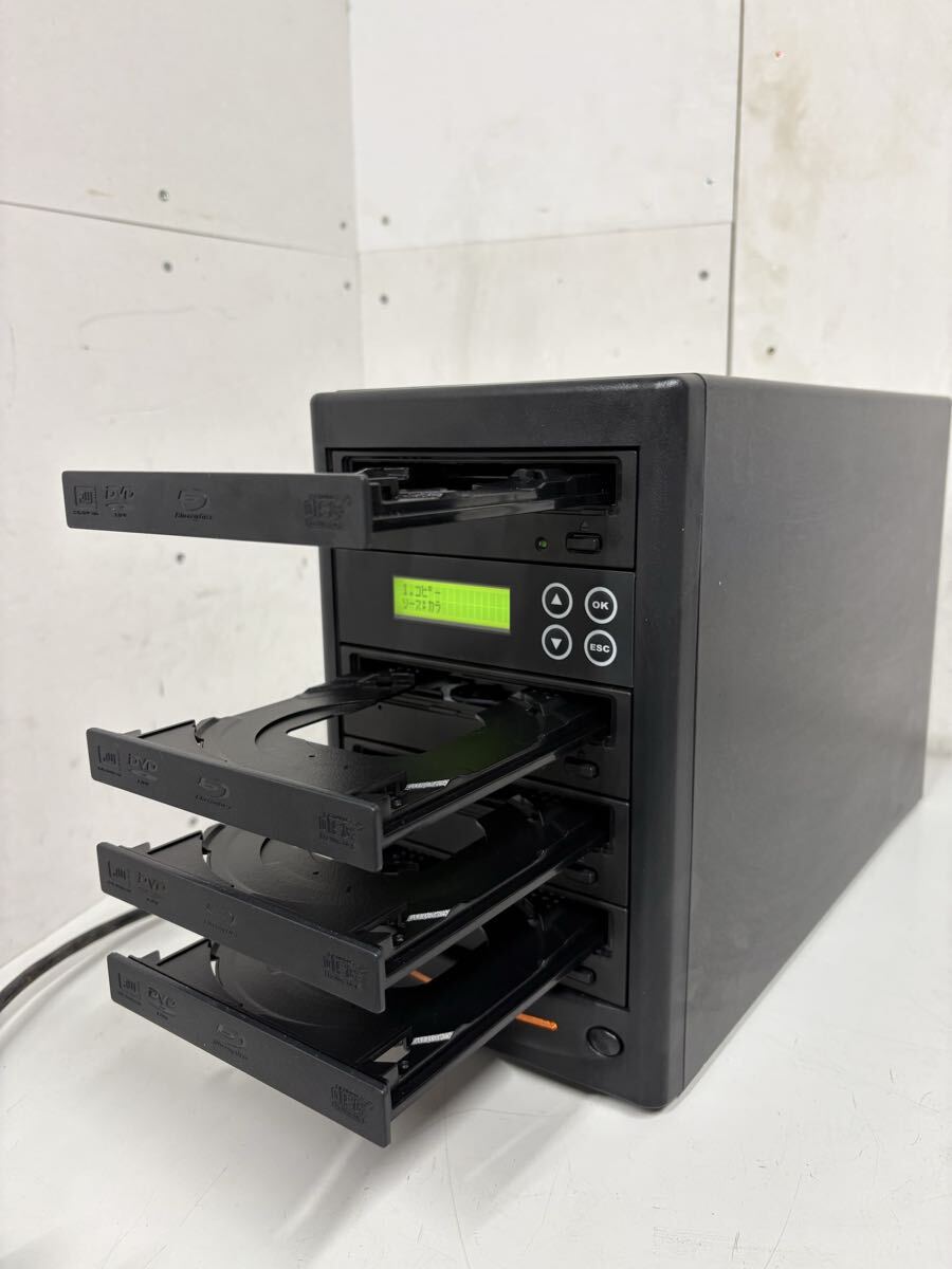 X1671)ブルーレイデュプリケーター BD-SP3 パイオニアドライブ(BDR-209D)搭載（日本語表示)1：3 BD DVDコピー機_画像2