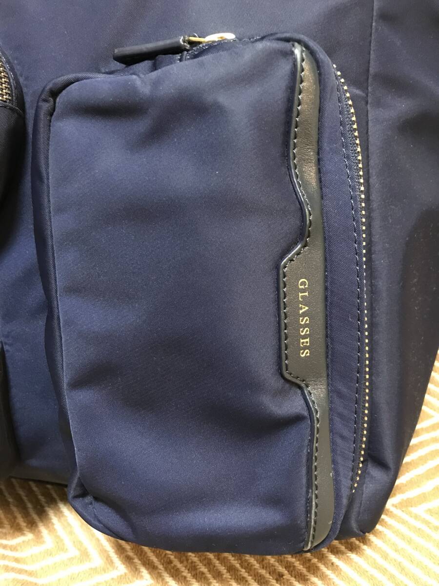 ANYA HINDMARCH アニヤハインドマーチ　コミュータートート　ネイビー_画像2