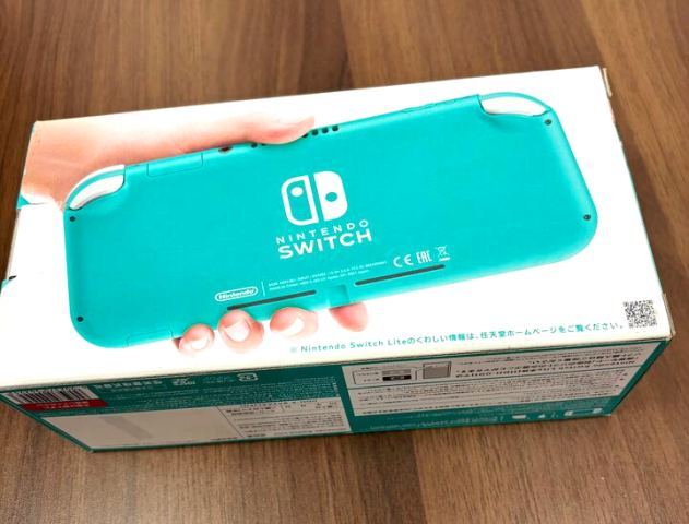 ▼T103929:Nintendo Switch ニンテンドースイッチ ターコイズ HDH-BAZAA 通電確認済 動作未確認 中古_画像5