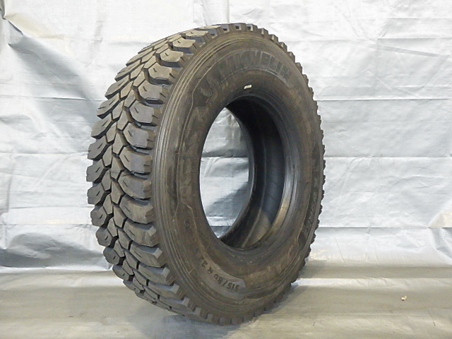 315/80R22.5 156/150K ミシュラン MICHELIN 夏 X WORKS HD D 中古 9.9分山 1本のみ サマータイヤ 2024年製 315/80/22.5 315/80-22.5_画像1