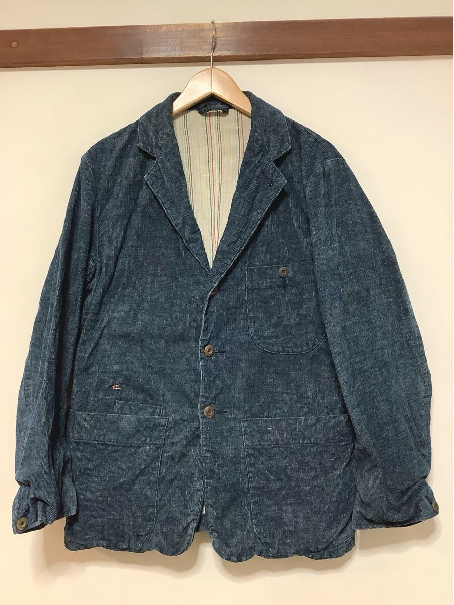 そ1778 45rpm コーデュロイジャケット テーラードジャケット 2サイズ 日本製 インディゴ染め_画像1
